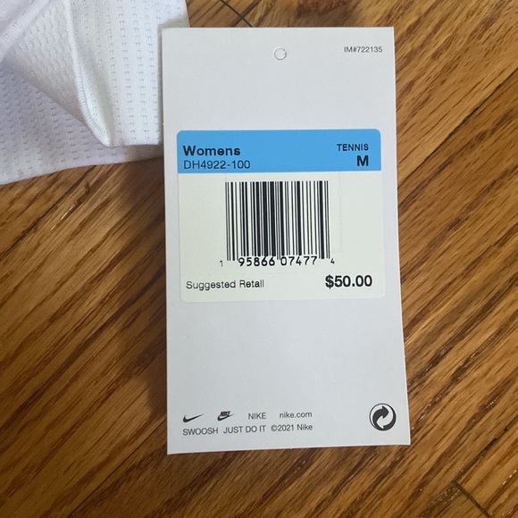 White Nike Womens shorts size medium - Picture 3 of 5